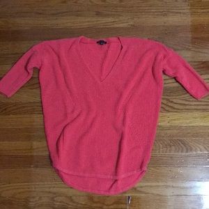 Express oversized xs sweater - coral color